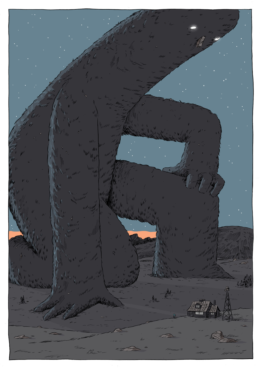 Hilda and The Midnight Giant - Luke Pearson - Illustration and Comics